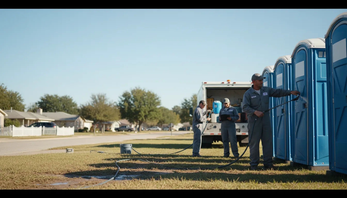 Long-Term Portable Toilet Rental in Sonora, TX near me